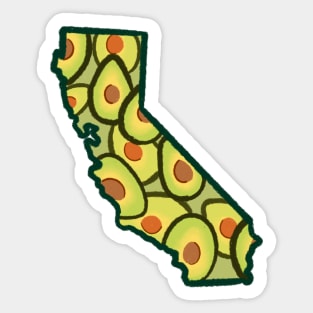 California Avocado Sticker